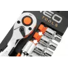Juego de vasos y llaves NEO Tools 10-030 219 piezas con accionamiento 1/4
