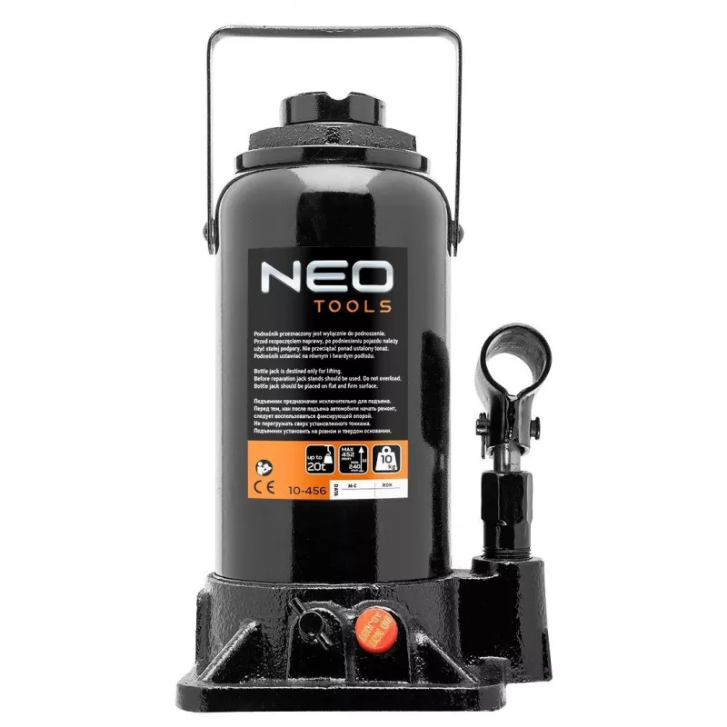 Tapón de recambio NEO TOOLS 10-456 para botella 10-455, tapón de rosca con boquilla abatible, sin BPA, Negro
