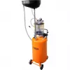 NEO TOOLS 10-811 aspirador móvil neumático de aceite con depósito de control, depósito principal 80L, depósito de inspección 10L, presión de aire 6-8 bar, 4 ruedas giratorias