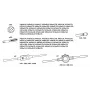 NEO TOOLS Juego de 110 piezas de machos de roscar y terrajas métricas con herramientas de roscar HSS, llaves ajustables y maletín metálico