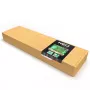 NEO Tools 15-912 invernadero con placas de policarbonato de doble pared, marco de aluminio anodizado, 0,6 m² de superficie de cultivo, 2 tapas ajustables, protección UV, plateado