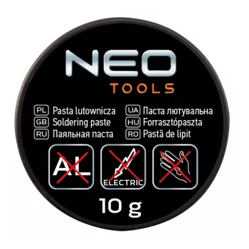 NEO Tools 19-152 Soldador eléctrico 60 W 230 V con calentamiento cerámico y punta cónica
