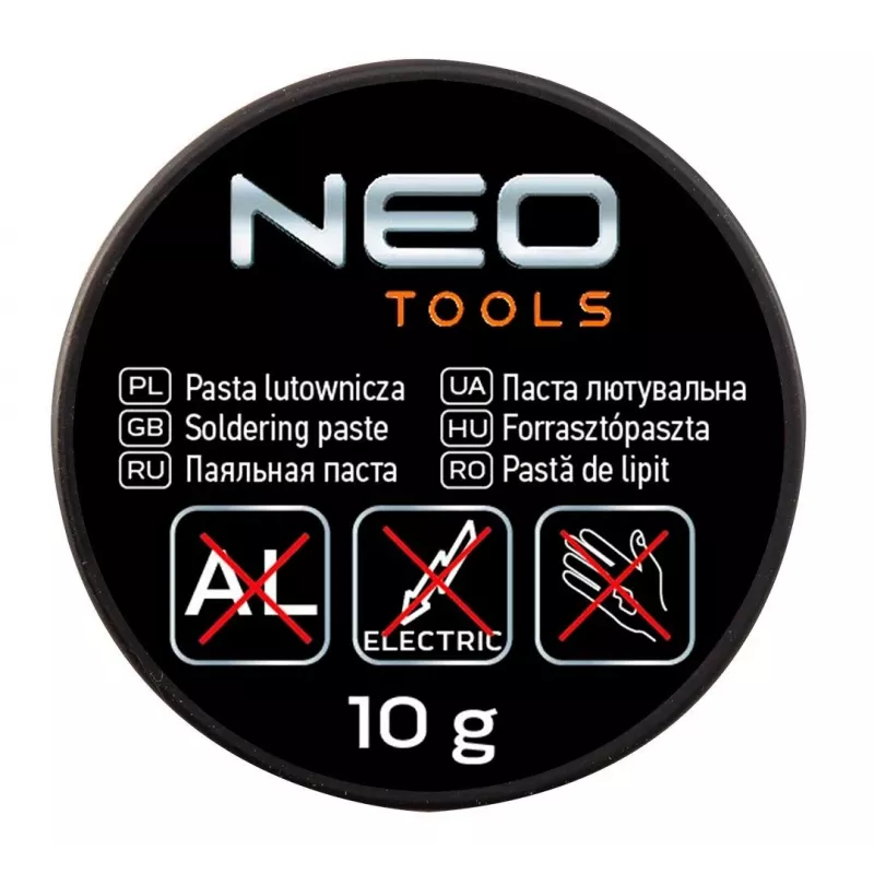 NEO Tools 19-152 Soldador eléctrico 60 W 230 V con calentamiento cerámico y punta cónica