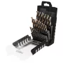 NEO TOOLS set de 25 brocas para metal HSS-CNC, ángulo de punta 124°, Pro-Tec, 1,0–13,0 mm