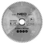 NEO TOOLS 55-548 Hoja de sierra circular con puntas de carburo, 254 mm x 30 mm, 80 dientes, universal