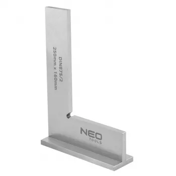 NEO Tools 72-034 transportador de ángulos digital 0-360° hoja de acero inoxidable 200 mm