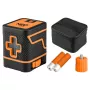 NEO TOOLS 75-146 Nivel láser de líneas cruzadas 15 m haz verde con maletín