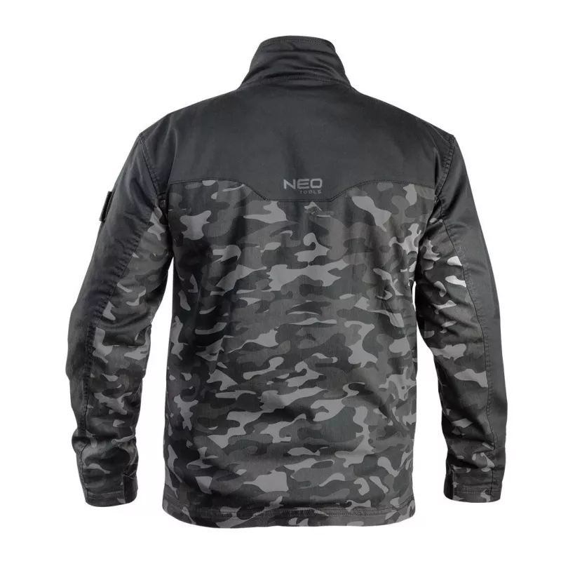 NEO Tools 81-212-S Chaqueta de trabajo gris/verde talla S