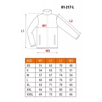 NEO TOOLS 81-217-L chaqueta de trabajo unisex, gris/negro, talla L, 65% poliéster 35% algodón, 267 g/m², 7 bolsillos, EN ISO 13688