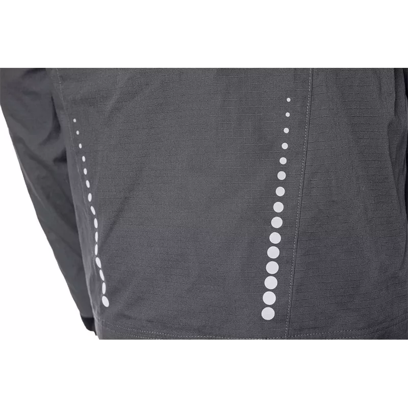NEO Tools 81-217-S Chaqueta de trabajo con elementos reflectantes, gris/negro/naranja, talla S