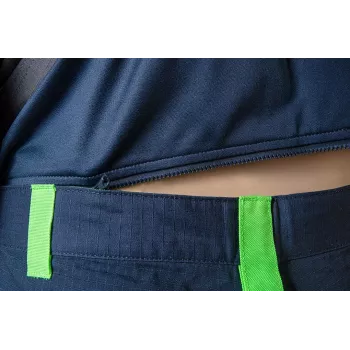 NEO Tools 81-217-XXL chaqueta de trabajo con refuerzos Oxford, gris/naranja, 100% algodón, 270 g/m², EN ISO 13688
