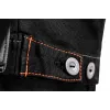 NEO TOOLS 81-218-XL chaqueta de trabajo con capucha desmontable, repelente al agua, 4 bolsillos, gris/negro/naranja, talla XL