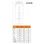 NEO Tools 81-227-XL Pantalón de trabajo de protección, gris/negro, talla XL, 267 g/m² policotón, rodillas reforzadas, EN ISO 13688