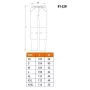 NEO Tools 81-228-M Pantalón de protección con refuerzo de rodillas CORDURA®, 10 bolsillos, gris/negro, talla M