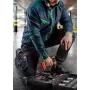 NEO TOOLS 81-229-S pantalón de protección con bolsillos para rodilleras, gris/negro, talla S