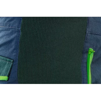 NEO Tools 81-246-XXXL ropa de trabajo - gris/verde, 65% poliéster 35% algodón, 267 g/m², triple costura, certificado CE