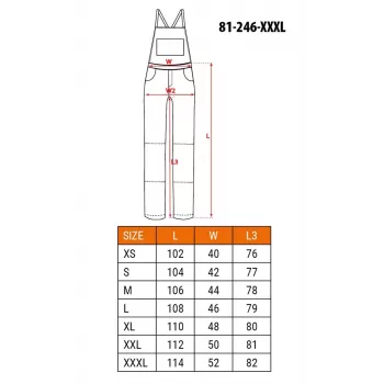 NEO Tools 81-246-XXXL ropa de trabajo - gris/verde, 65% poliéster 35% algodón, 267 g/m², triple costura, certificado CE