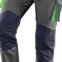 Pantalón de trabajo profesional NEO Tools 81-247-XL con bolsillos para rodilleras, gris/negro, talla XL