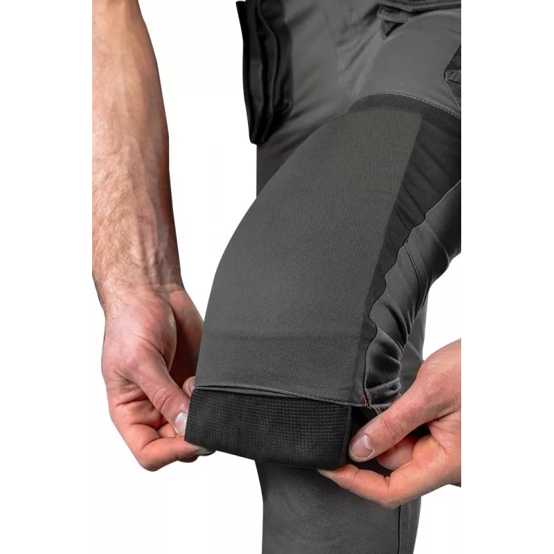 NEO Tools 81-325-L Pantalón de protección talla L Gris/Negro con detalles naranjas