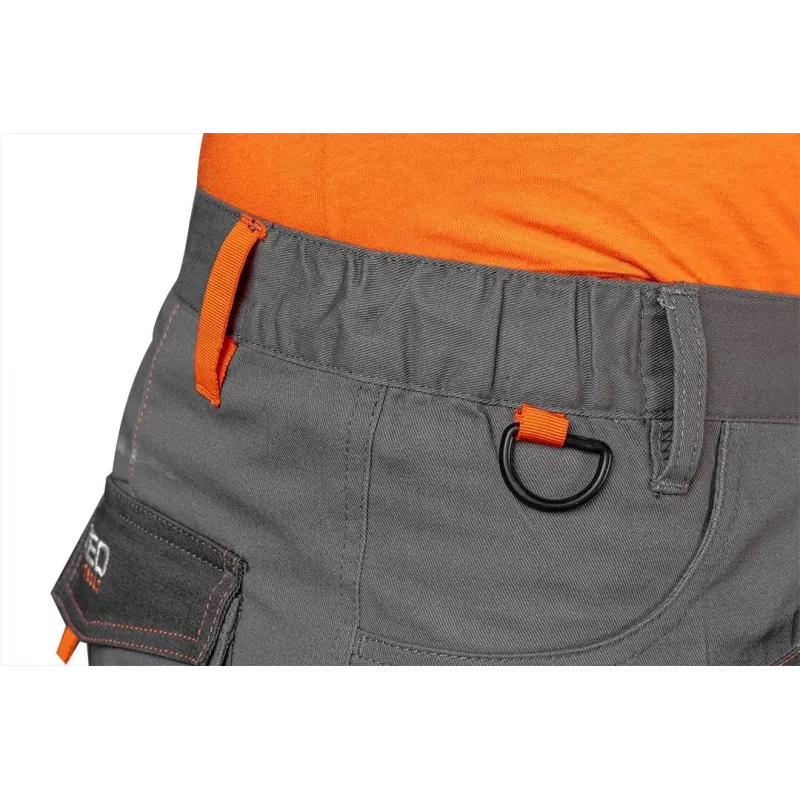 NEO Tools 81-325-L Pantalón de protección talla L Gris/Negro con detalles naranjas
