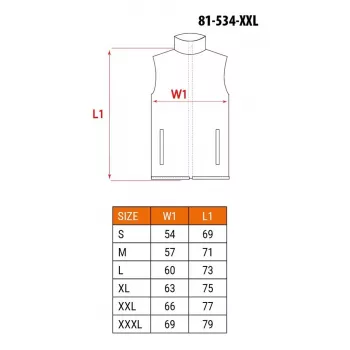 NEO TOOLS 81-534-XXL pantalón de trabajo, gris/negro con detalles naranjas, talla XXL, 9 bolsillos, rodillas reforzadas, elementos reflectantes