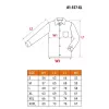 NEO TOOLS 81-557-XL Chaqueta de trabajo, 100% algodón, 270 g/m², gris/verde, 7 bolsillos, certificada CE, XL