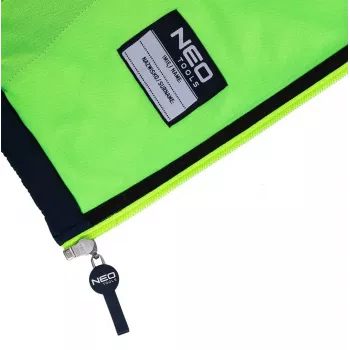 Chaqueta de trabajo NEO TOOLS 81-559-M, talla M, gris/negro con detalles naranjas, 65% poliéster 35% algodón, 267 g/m², EN ISO 13688:2013