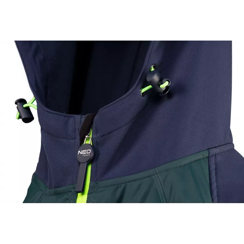 Chaqueta de trabajo NEO TOOLS 81-559-XL unisex, 100% algodón, gris, 7 bolsillos, certificada CE