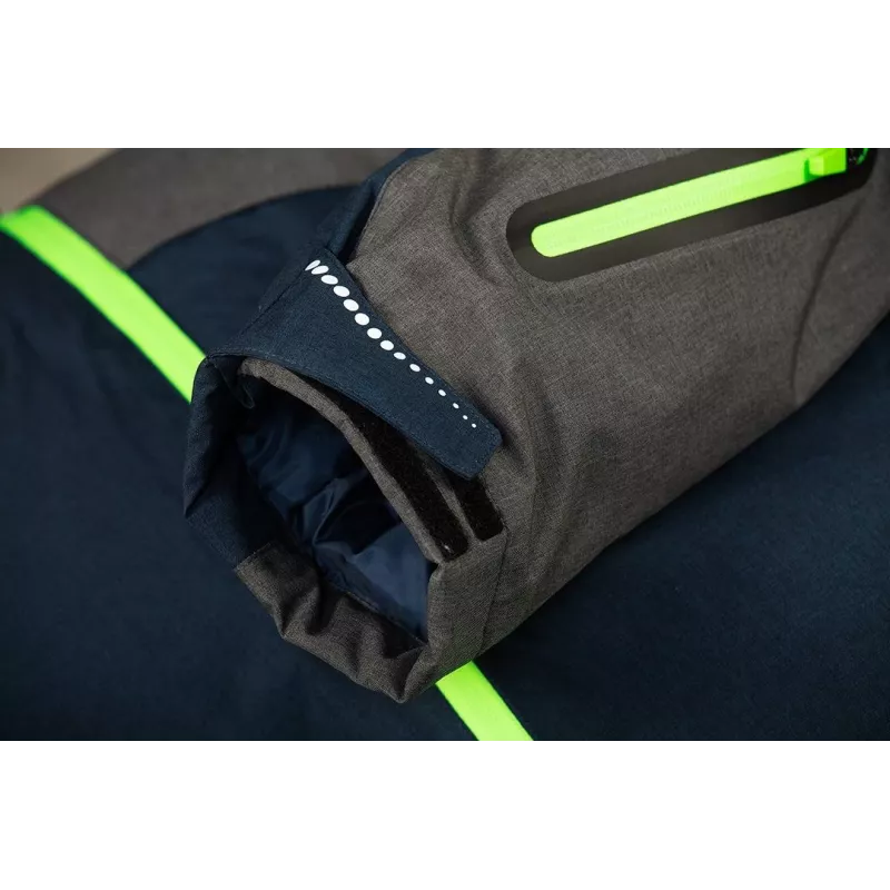 Chaqueta de trabajo NEO TOOLS 81-571-M, talla M, gris/negro con detalles naranjas, 100% algodón, 270 g/m², EN ISO 13688