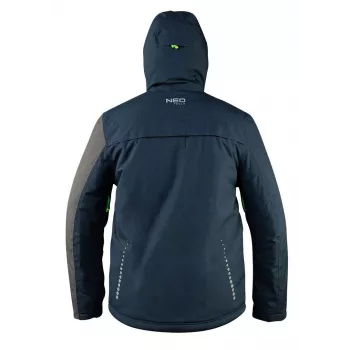 NEO Tools 81-571-S Chaqueta de trabajo, talla S, gris/negro, 267 g/m², 7 bolsillos, EN ISO 13688