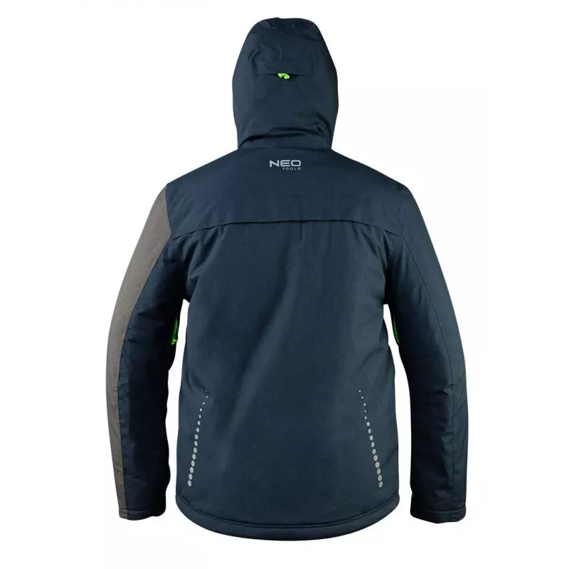 NEO Tools 81-571-S Chaqueta de trabajo, talla S, gris/negro, 267 g/m², 7 bolsillos, EN ISO 13688