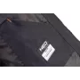 NEO TOOLS 81-574-XXL chaqueta de trabajo - impermeable, cortavientos, transpirable, negra/gris con detalles naranjas