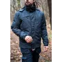 Chaqueta de trabajo para hombre NEO TOOLS 81-575-S, Gris con detalles negros, Talla S, 7 bolsillos, codos reforzados, elementos reflectantes, EN ISO 13688