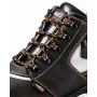 NEO TOOLS 82-024 Botas de seguridad con protección de tobillo, cuero flor entera, EN ISO 20345 S3 SRC, talla 43, Negro