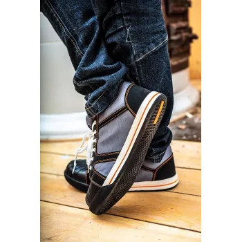 Zapatos de seguridad NEO TOOLS 82-118 S1P SRC, puntera de acero, suela de PU, gris/negro, talla 42