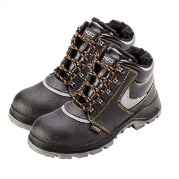 NEO Tools 82-147 Zapatos de seguridad S1P SRC - puntera de acero, antiperforación, malla transpirable, EU 47