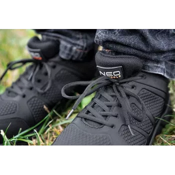 Zapatos de seguridad NEO TOOLS 82-156-36 S1P SRC, talla 36, puntera de acero, negro/gris