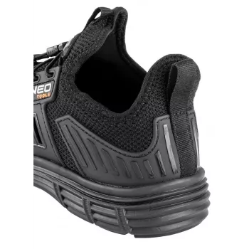 NEO tools 82-158-47 Calzado de seguridad S1P SRC con puntera de acero, talla 47, negro/gris