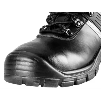 NEO Tools 82-175-46 Botas de seguridad S1P SRC con puntera de acero, serraje, talla 46