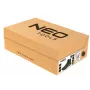 NEO TOOLS 82-751-40 S1P SRC Zapatos de seguridad con puntera de acero y protección antiperforación, serraje, negro/gris, talla 40