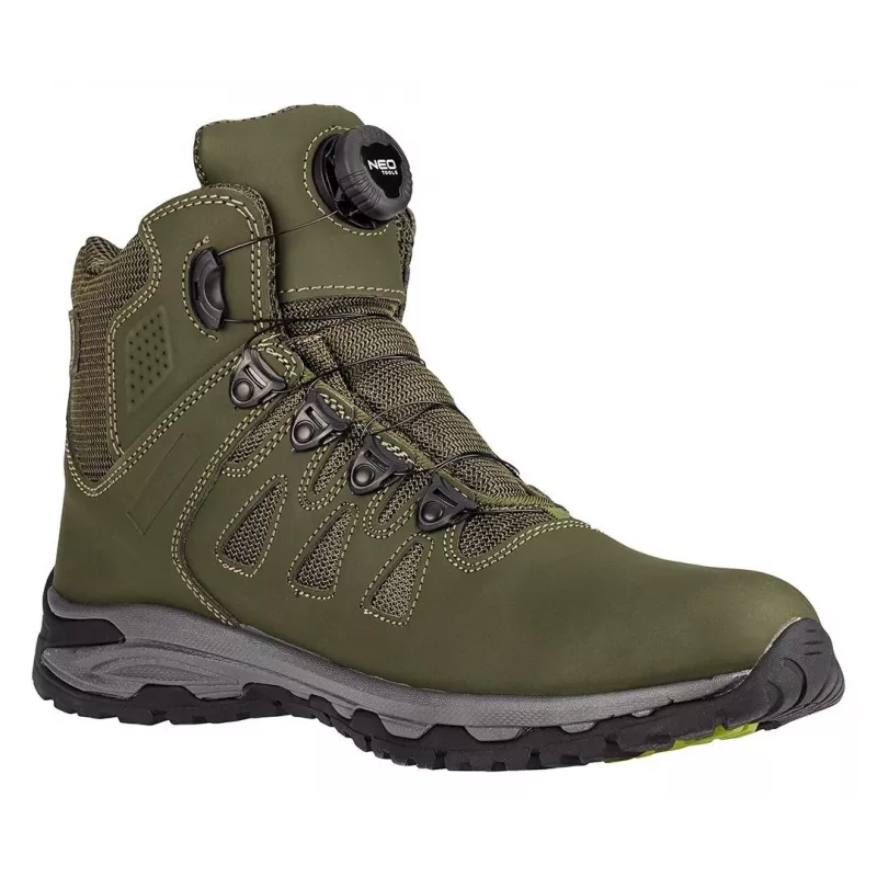 Zapato de seguridad NEO Tools 82-751-41 S1P SRC, puntera de acero, antiperforación, gris/naranja, talla 41