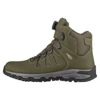 Zapato de seguridad NEO TOOLS 82-751-46 S1P SRC con puntera de acero, talla EU 46, negro/gris