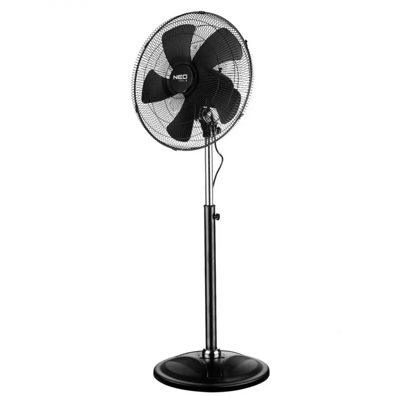 NEO Tools 90-003 ventilador doméstico 45 cm 120 W ventilador de suelo negro/plata