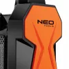 NEO Tools 90-061 Calentador de aire eléctrico 3000W, 2 niveles de calor, modo ventilador, termostato ajustable, protección contra sobrecalentamiento, negro/naranja