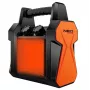 NEO Tools 90-061 Calentador de aire eléctrico 3000W, 2 niveles de calor, modo ventilador, termostato ajustable, protección contra sobrecalentamiento, negro/naranja