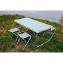 NEO TOOLS Set de camping: mesa y 4 sillas, plegable en maletín
