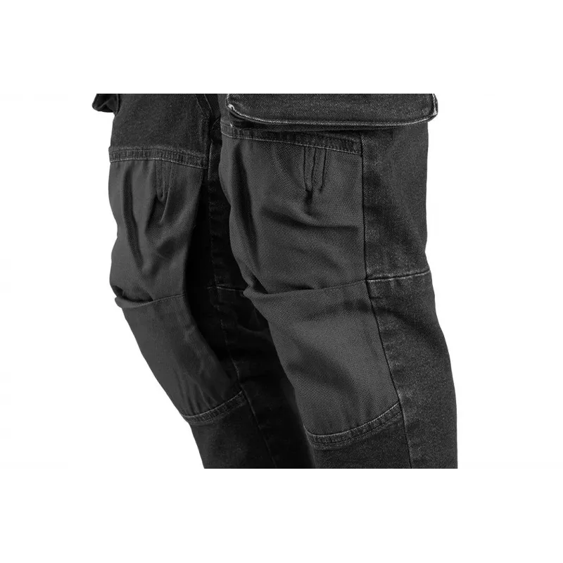 NEO TOOLS DENIM Pantalón de trabajo, negro, talla L