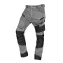 NEO TOOLS Pantalón de trabajo vaquero con refuerzos Oxford, gris, talla M