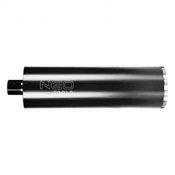 NEO TOOLS corona de diamante 132 mm x 470 mm, rosca UNC 1 1/4
