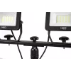 Foco doble NEO TOOLS 2x50W SMD LED 8500lm 230V sobre trípode 1,8m